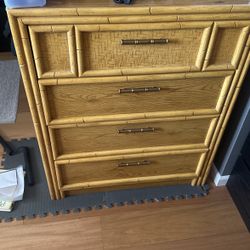 4 Drawer Wood Dresser 