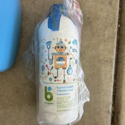Babyganics Foaming Dish + Bottle Soap Fragrance Free 32oz Refill
