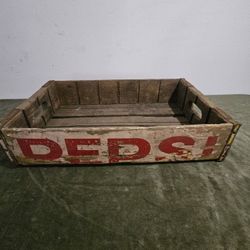 Vintage Wooden Pepsi Crate