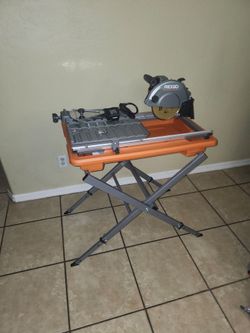 Ridgid 7in Wet Tile Saw New $200 Firm