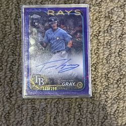 Tristian Gray Signed And Numbered Rookie Card
