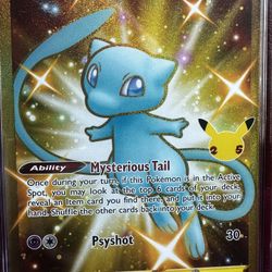 Shiny Mew Celebrations Gem Mint 25/25