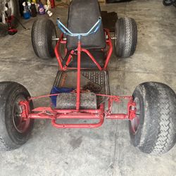 Go Kart 212 Predator Motor Runs Good Just Need Throttle Cable Hooked Up And Chain
