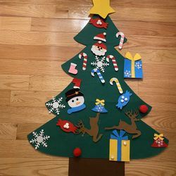 Montessori Felt Christmas Tree 