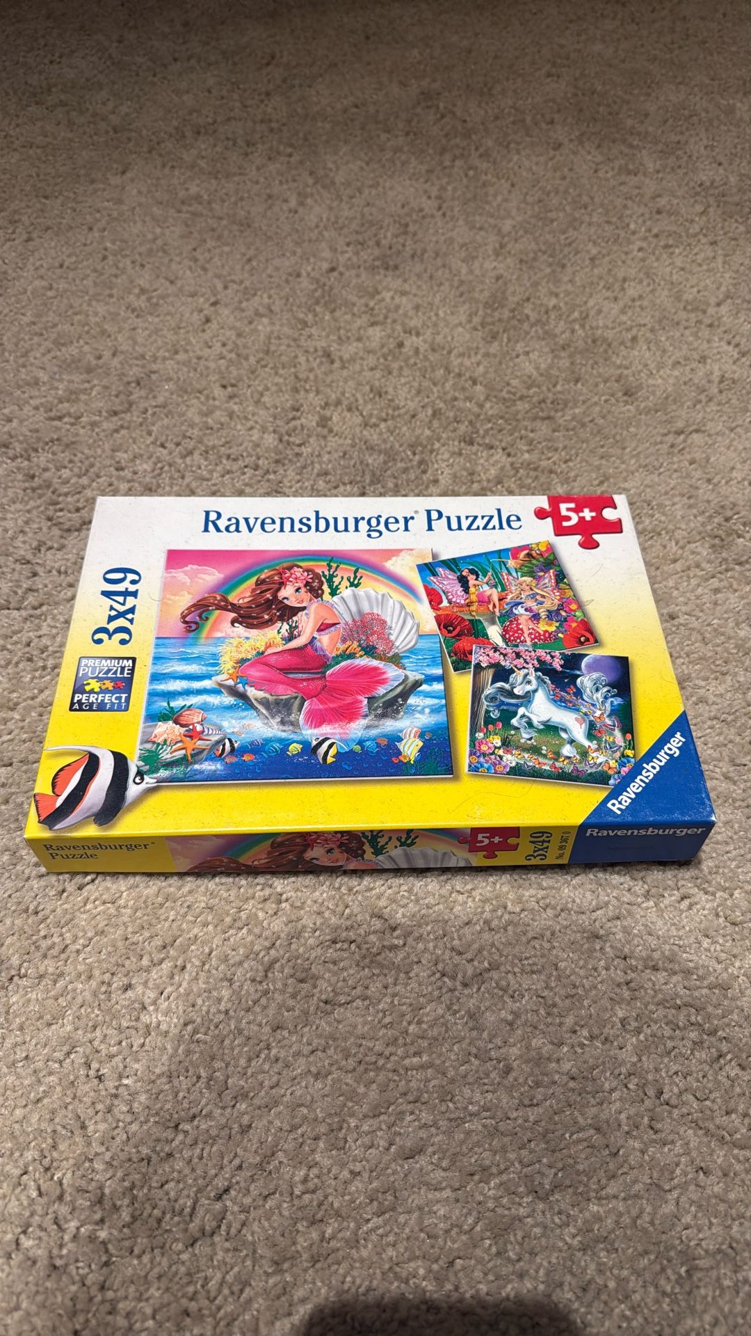 Ravensburger Mermaid, Unicorn Puzzle