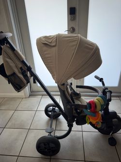 QPlay Baby Tricycle Stroller with Canopy used twice