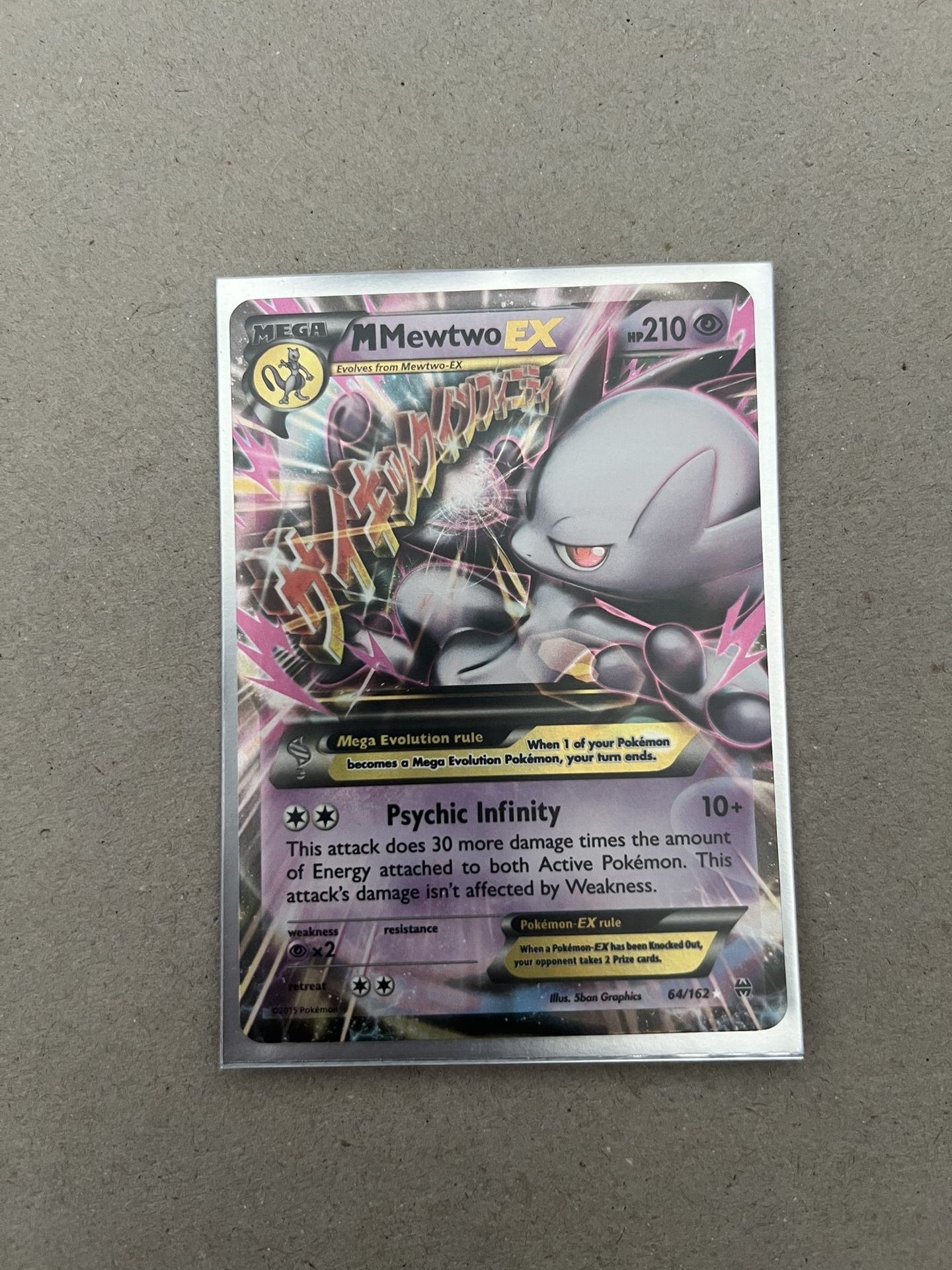 Mega Mewtwo EX 64/162 XY BREAKthrough LP