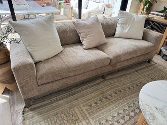 2 brown teddy couches for sale