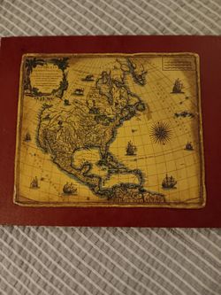Decorative Old World Map