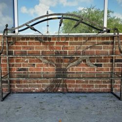 Iron And Glass Baker's Rack Shelves