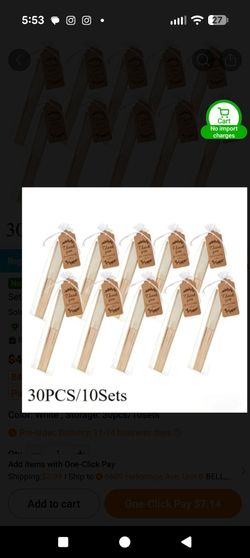 30 piece 10 sets of portable fans