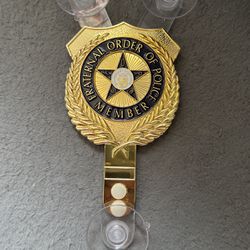 Police Fraternal Window Badge