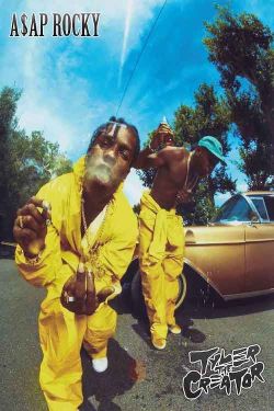 ASAP Rocky and Tyler the Creator Hip Hop Wall Poster 24"×36"