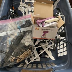 Clothing Sale Items-hangers, Tagging Gun And More