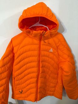 Nike ACG Orange Hooded Puffer Jacket
