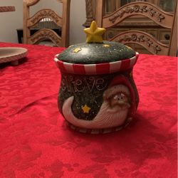 Christmas Santa Cookie Jar