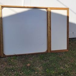 Oak White Board Cabinet