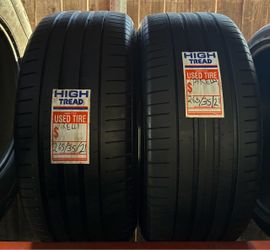 2 Pirelli Used Tires 265/35/21