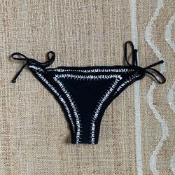 New Aerie Crochet Black Bikini Bottom