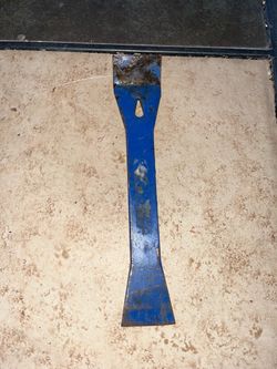 Small Blue Steel Pry Bar Crowbar