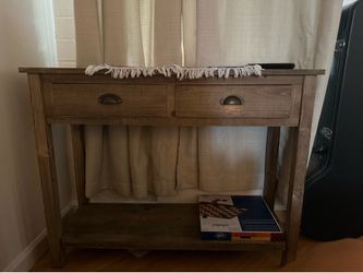 Rustic entry table