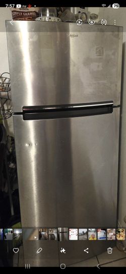 Stainless still fridge
