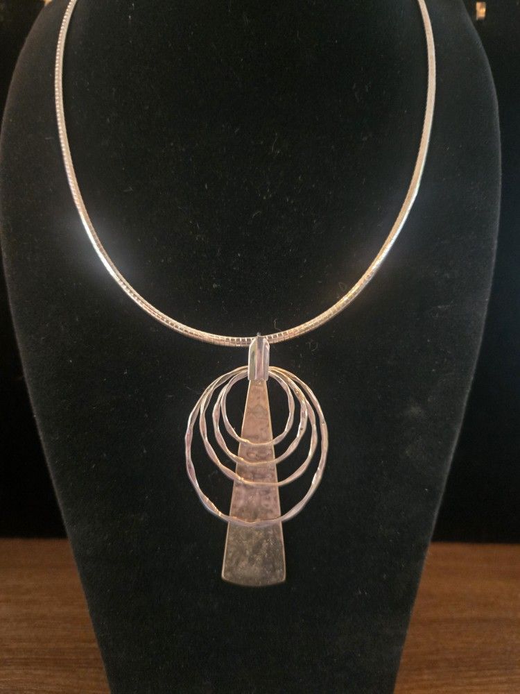 Omega Necklace With Pendant