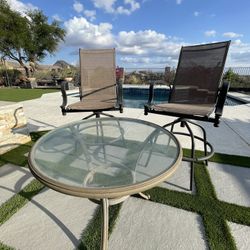 Patio Table With Two Chairs 