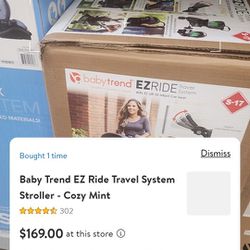 Baby Trend EZ Ride Travel Stroller System NIB