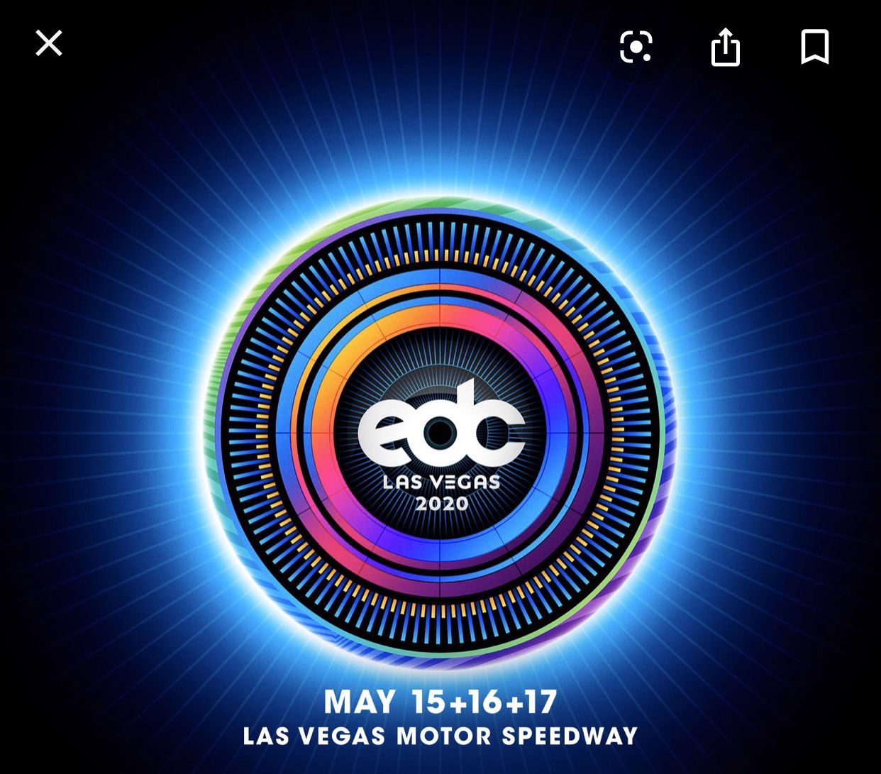 Edc tickets for sale