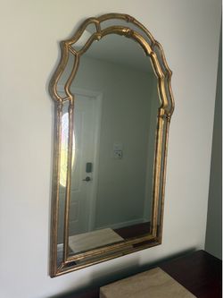 Gold Arch Wall Mirror