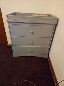Changing table with drawers