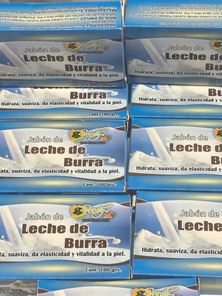 Jabon Facial leche De Burra