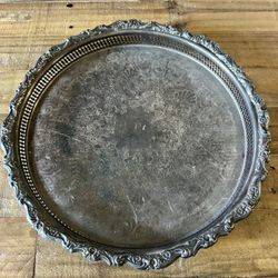 Webster Wilcox Antique Silver Platter