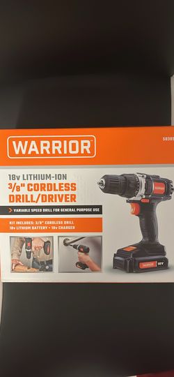 Cordless Warrior Drill 