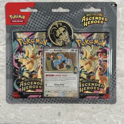🔥 Pokémon Ascended Heroes Sealed Blister – 2 Packs + Promo – Chase Cards Inside