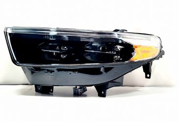 Driver Side Headlight For 20-24 Ford Explorer Black Housing