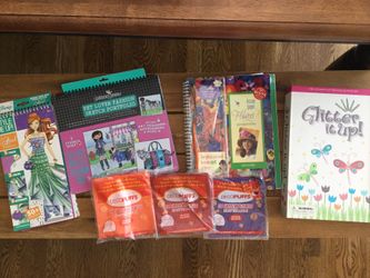 GREAT LOT GIRLS KIDS ART & CRAFT ACTIVITY KITS HOMESCHOOL EDUCATIONAL