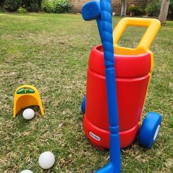 Little Tikes TotSports Easy Hit Golf Set, Toddlers Ages 2 to 6 ** VERY CLEAN & GOOD CONDITION **