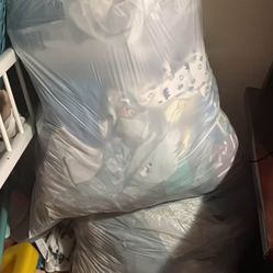 2 Bags Bby Boy Clothes 0-3 And 12 Months 