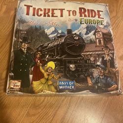 Ticket To ride Europe