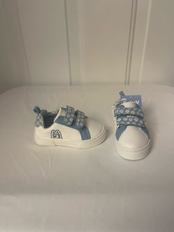 Brand new Girls Bluey white-floral print sneakers sizes 3 & 5 $10.00 each
