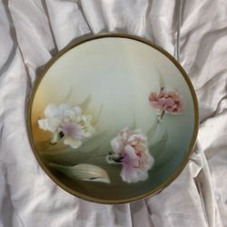 Vintage RAS Germany Porcelain Floral Plate – 7”