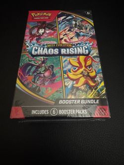 Pokémon TCG Mega Evolution: Chaos Rising Booster Bundle (6 Packs) — Sealed