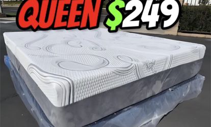 Queen Organic Hybrid Cool Gel Memory Foamm Matres !