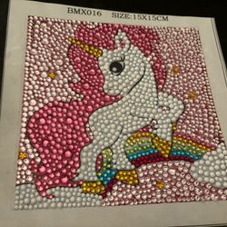 Colorful Sparkly Unicorn Diamond Painting