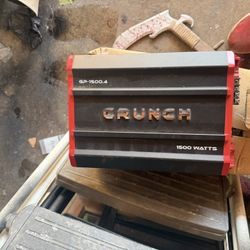 Crunch 4 Channel Amp  1500 Watt