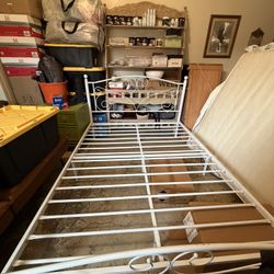 White Bed Frame 