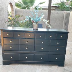 Black 6 Drawer Dresser