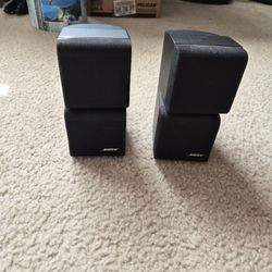 Pair Of Bose Accoustimass 5 Speaker Cubes